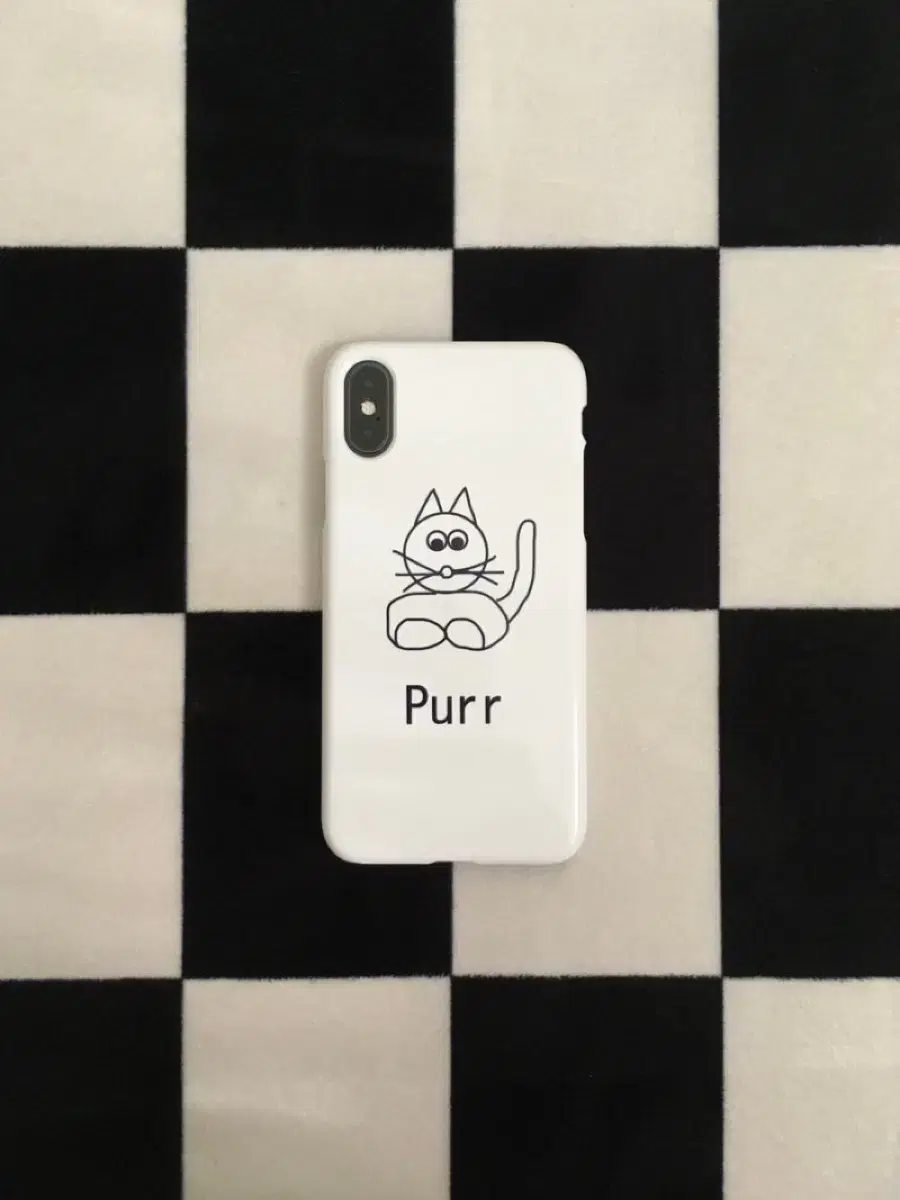 아이폰XS 케이스 히마상 퍼얼 purr